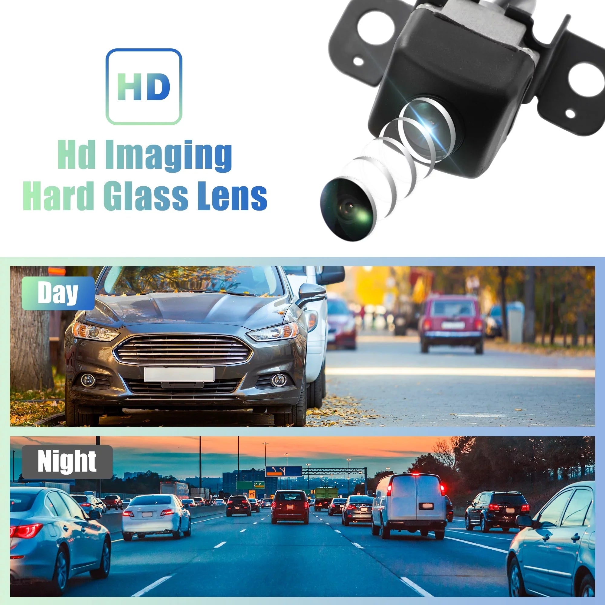 Car Rear View Backup Camera Parking Reverse Back Up Camera Waterproof 95760-2P600 Replace for Kia Sorento 2014-2015