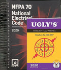 NFPA NEC 2020, National Electrical Code Spiral Bound with Ugly's Residential Wiring