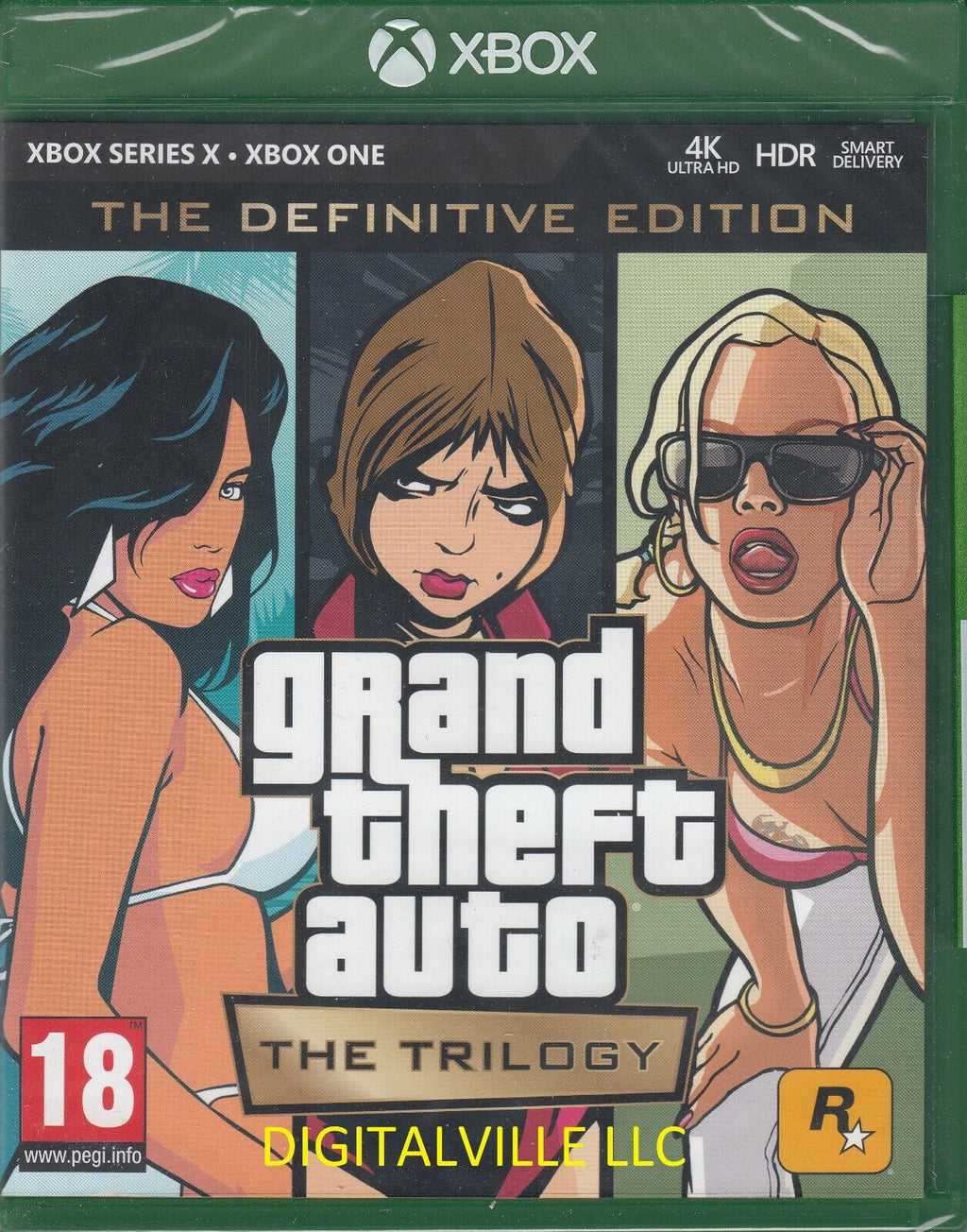 Brand New Sealed Grand Theft Auto Trilogy Xbox One and Series X Definitive GTA