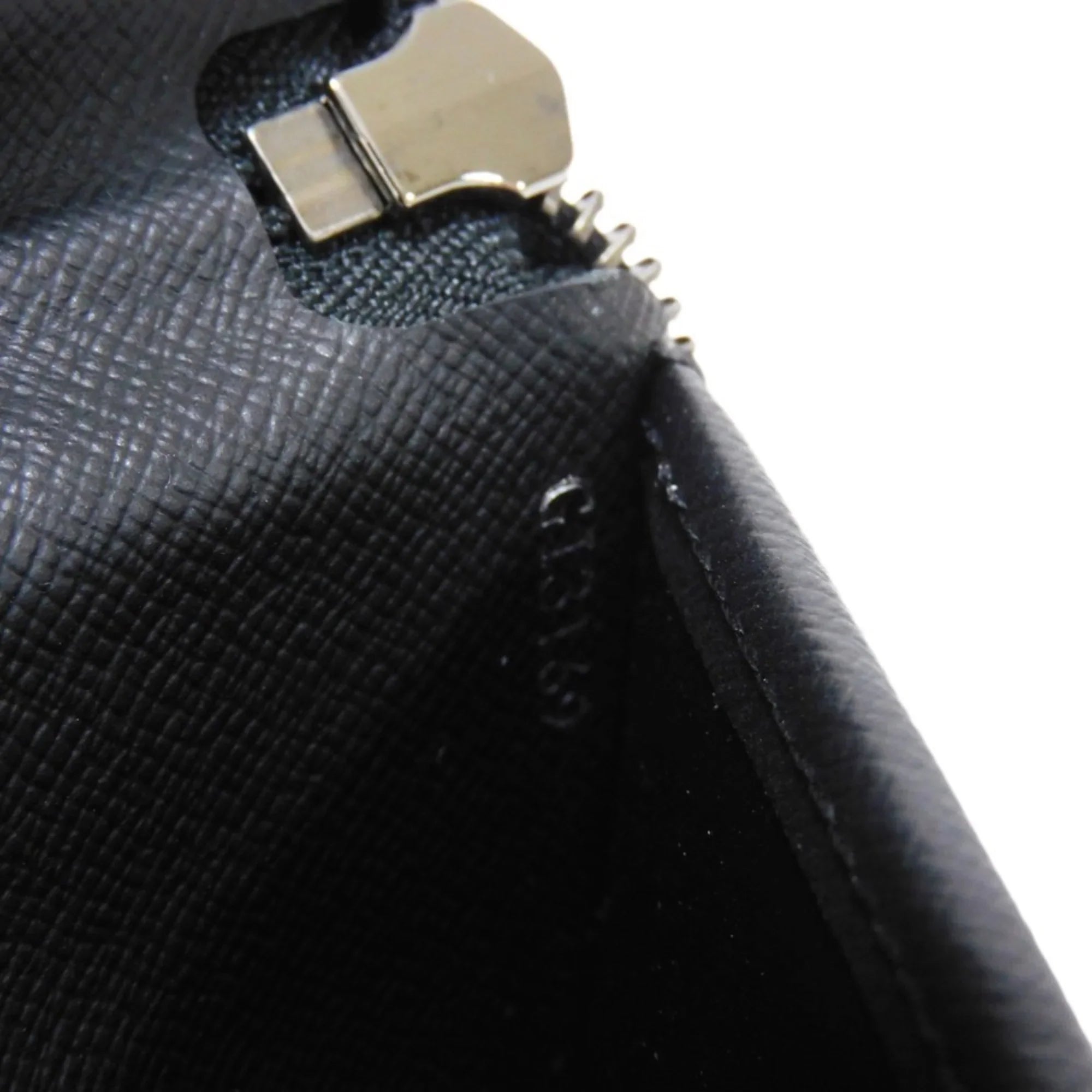 Pre-Owned LOUIS VUITTON Long Wallet Zippy Vertical LV Logo Round Zipper Monogram Eclipse Noir M62295 Men's Billfold (Good)