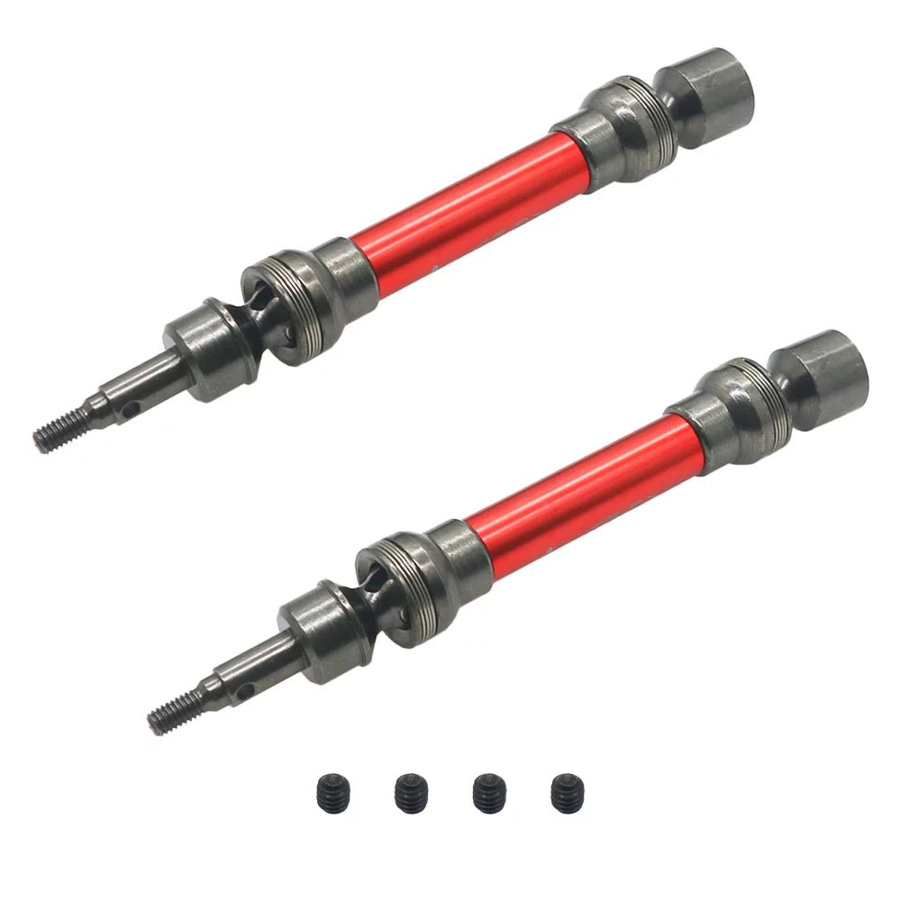 RCAWD ARAC4041 For 1/10 Arrma GRANITE SENTON Vorteks 3S BLX 550 MEGA Drive Shaft Alloy 2pcs