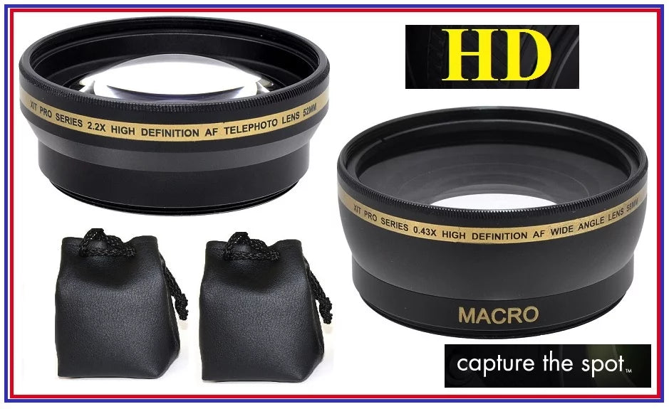 Hi Definition Super Saving Accessory Package for Canon EOS M200 (49mm Suitable
