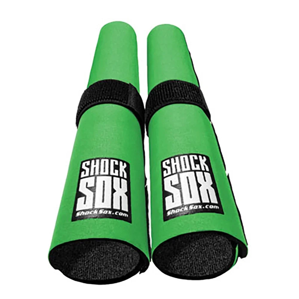 Shock Sox Fork Seal Guards 37-50mm Fork Tube 13 Green Fitting With Sherco 125 SE-R 2021