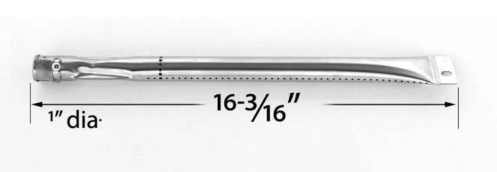 Replacement Grill Burner for Brinkmann 810-4551-0, 810-3551-0, Charmglow 810-8550-F, Gas Models