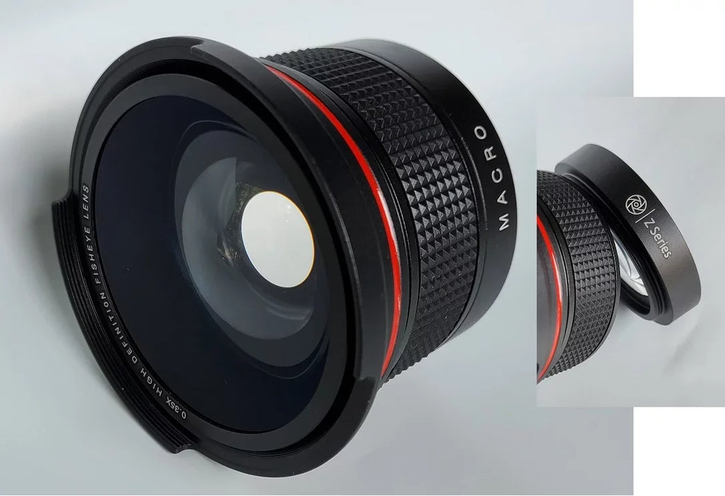 Ultra Super HD Panoramic Fisheye Lens For Panasonic HC-VX981K HC-WXF991 HCVX981