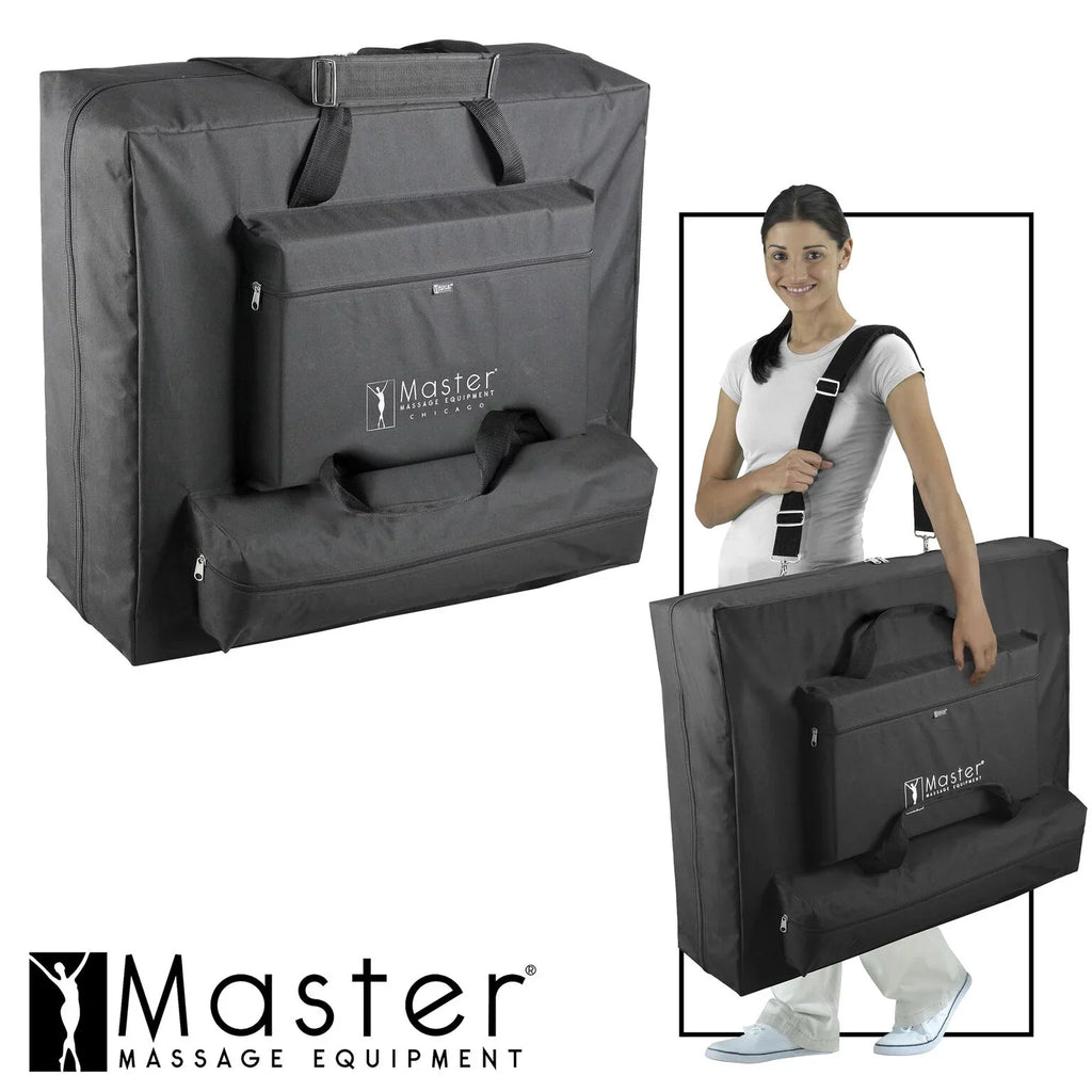 Master Massage 30" Del Ray Professional Portable Massage Table Package, Cream