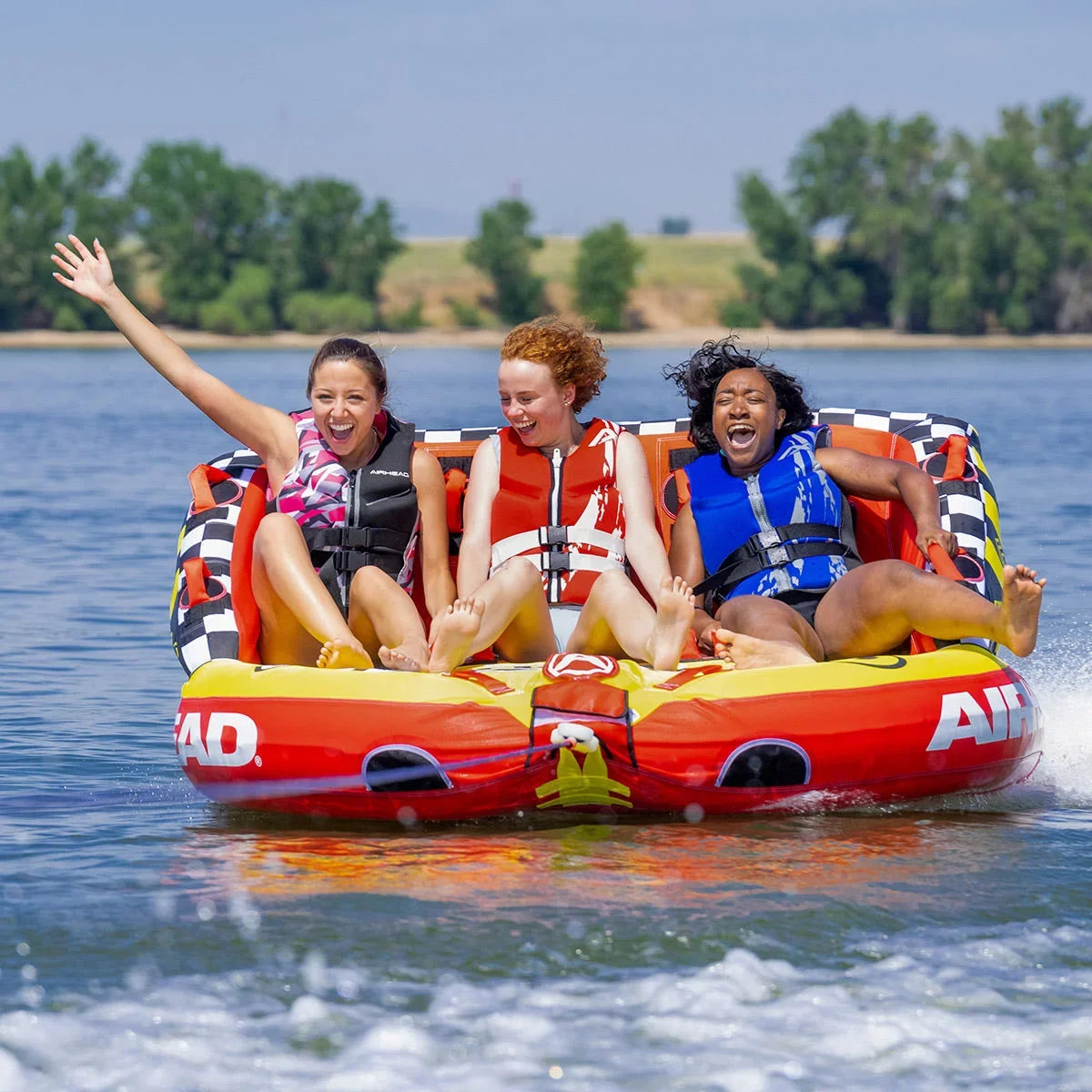 Airhead Airhead Super Mable HD, Red/Yellow, 3 Rider