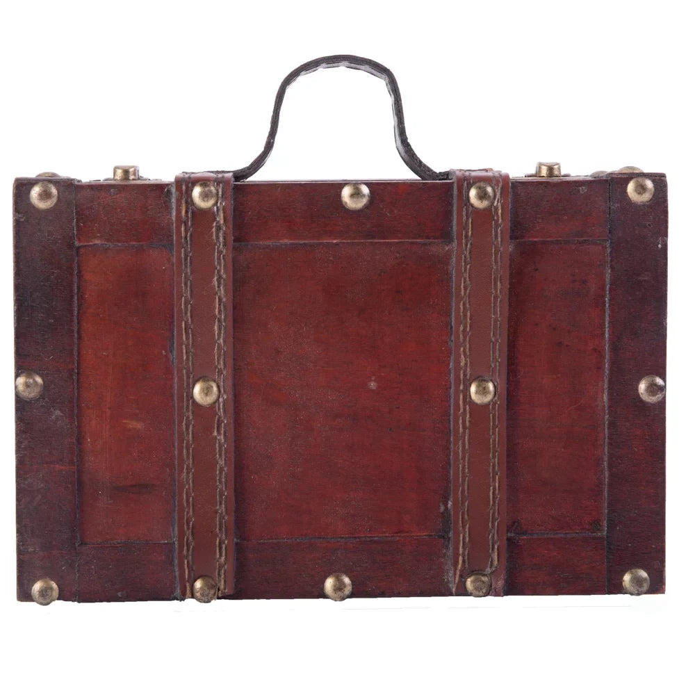 Old-fashioned Small Suitcase with Straps