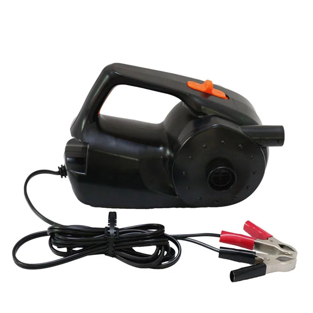 100W Car Rechargable Pump Electric Inflatable Air Pump for Kayak Ship Swimming Pool Air Cushions Ball Auto Portable Blower