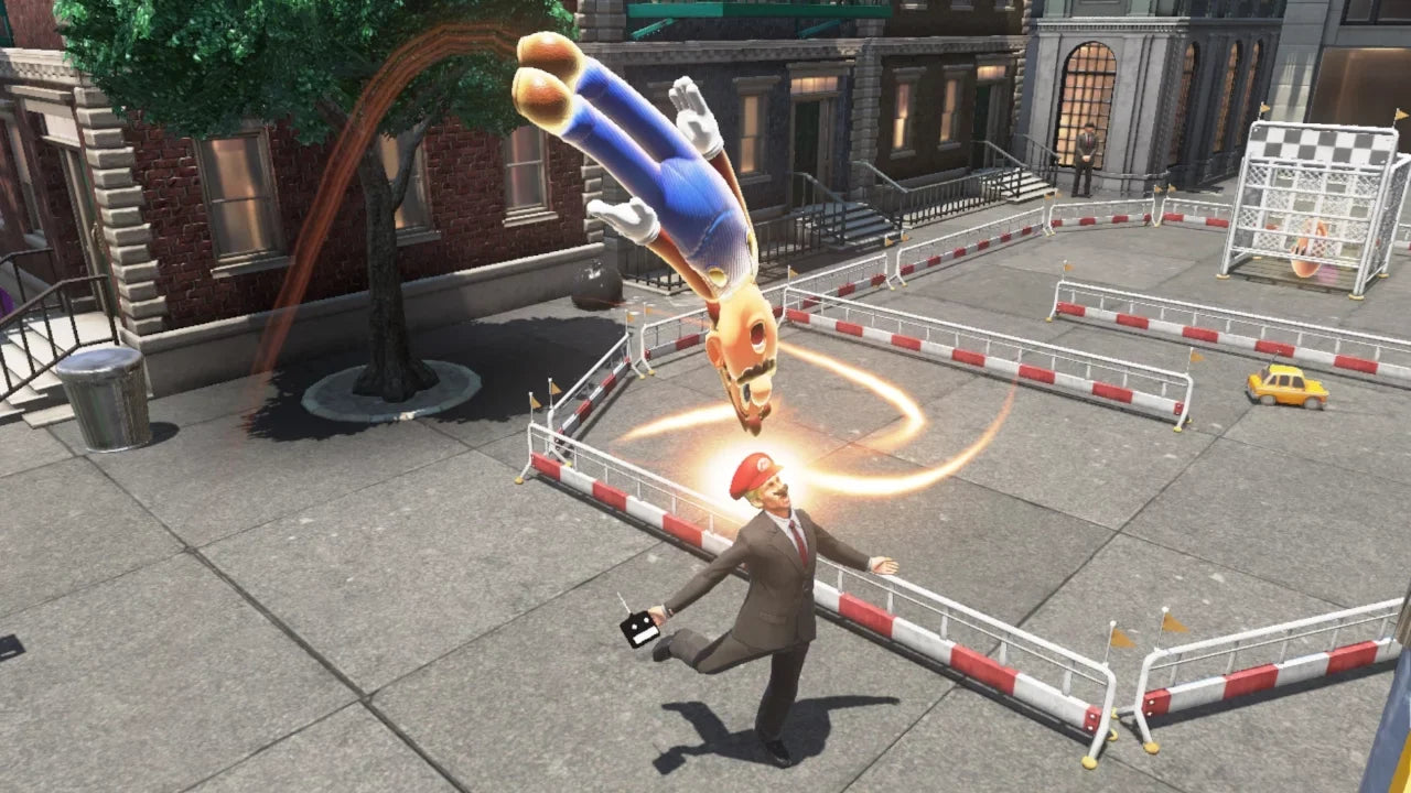 Mario Odyssey Game and Game Caddy