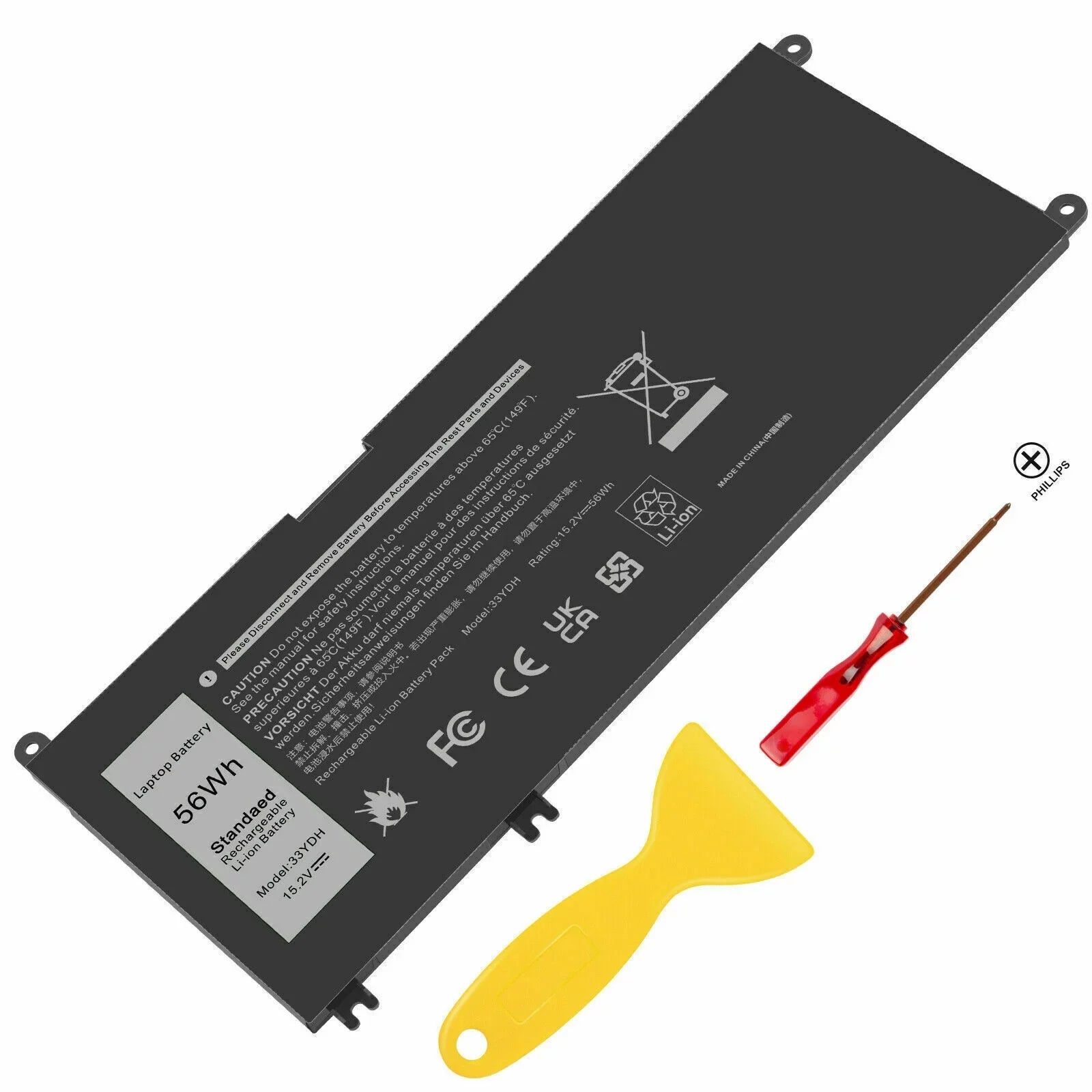 Laptop Battery for Dell Latitude 13 3000 3380 15 3580 3590 081PF3 P30E 451-BCDM