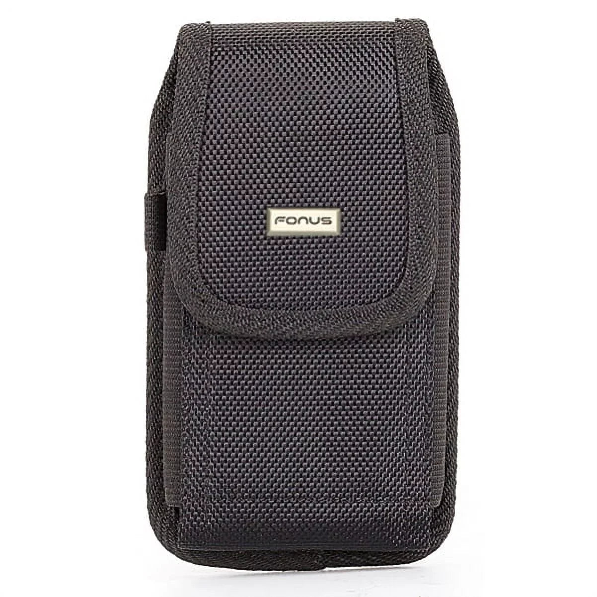 Rugged Resilient Canvas Case Holster Metal Belt Clip w Black Resilient Braided 10ft Long Type-C Cable Rapid Charger Sync USB Wire Y4P for Nokia 3.1 Plus - OnePlus 5T, 6, 6T, 7 Pro - Razer Phone 2