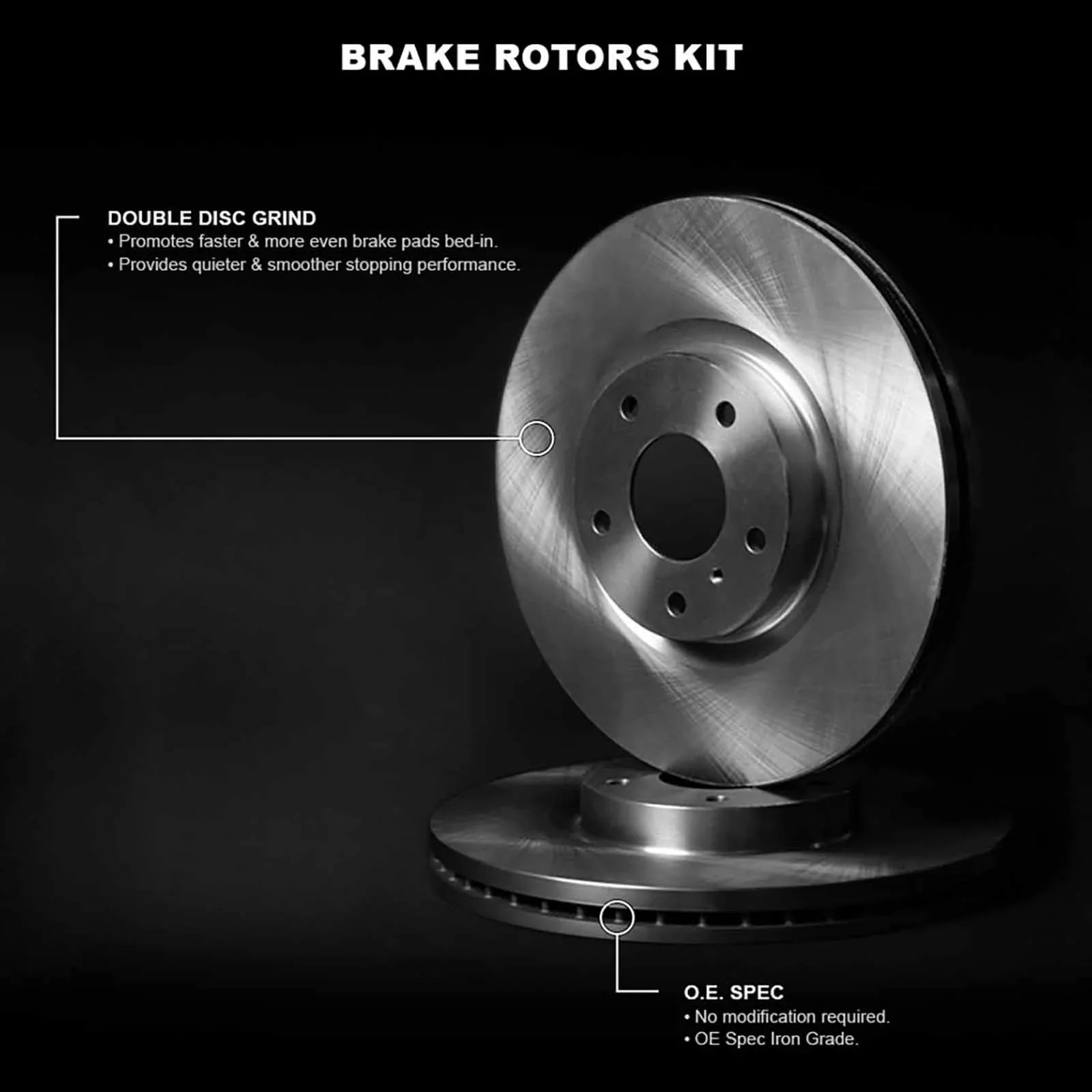 R1 Concepts Wfpn1 54064 R1 Concepts Brake Rotor Blank Fits select: 2013-2019 FORD ESCAPE, 2014-2018 FORD TRANSIT CONNECT
