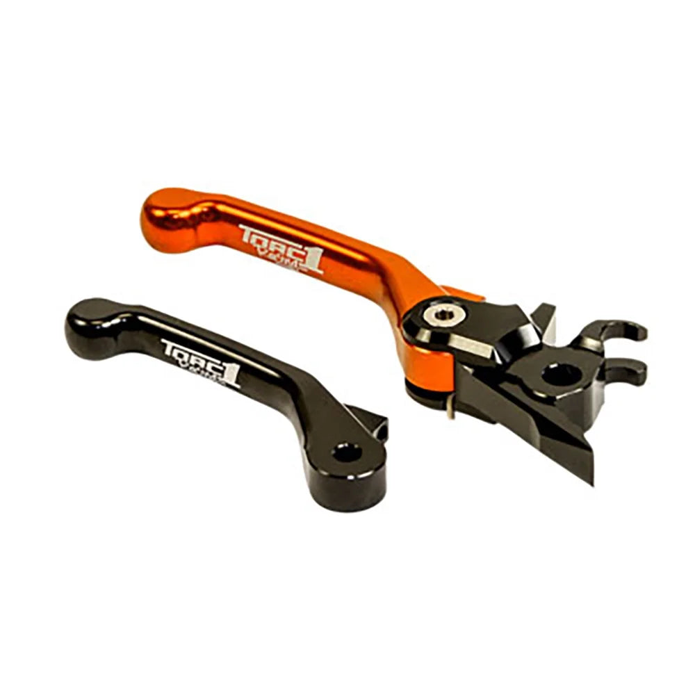 TORC1 Racing Vengeance V2 Flex Front Brake Lever Black/Orange Suitable With Sherco 125 SE-R 2021