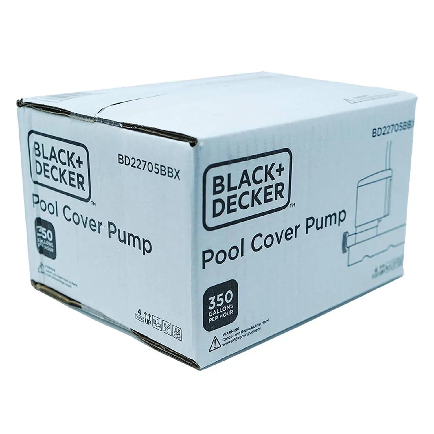 Black+Decker 350 GPH Submersible Pool Coating Pump