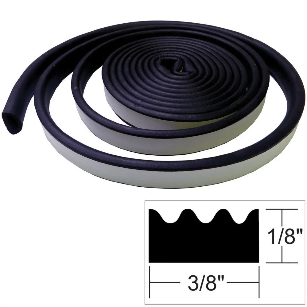 TACO Marine V30-0113B10-1 Condition Seal Tape - 3/16" x 3/8" x 10', Black