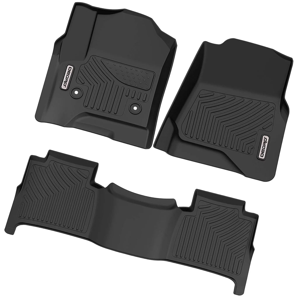 Ledkingdomus Floor Mats TPE Rubber 3D Suitable with 2015-2020 Chevy/Chevrolet Tahoe/GMC Yukon Carpet