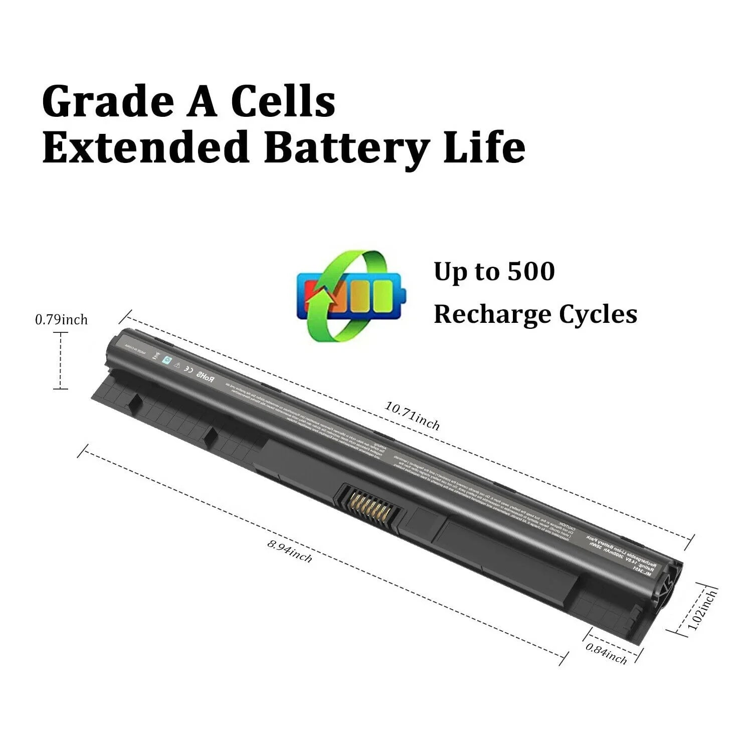 M5Y1K 50 Batteries for Dell Inspiron 5559 5558 3551 3451 3558 3567 5755 5756