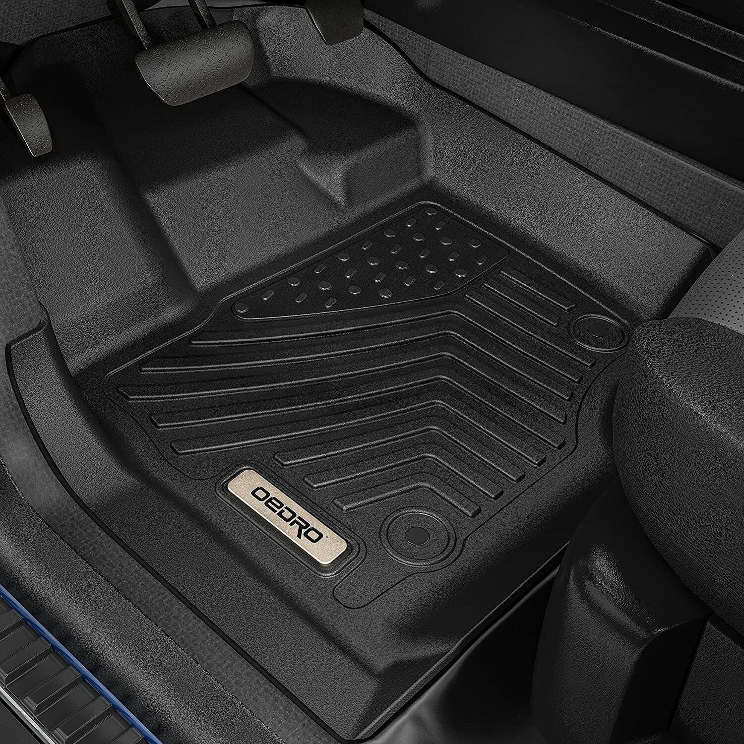 Ledkingdomus Floor Mats TPE Rubber 3D Suitable with 2015-2020 Chevy/Chevrolet Tahoe/GMC Yukon Carpet