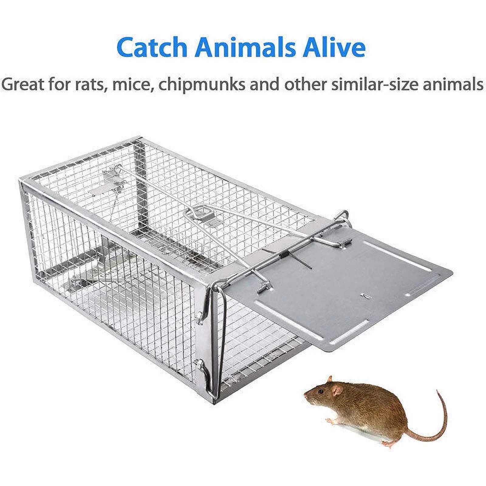 Angfeng Humane Rat Trap Cage Animal Pest Rodent Mice Mouse Control Live Bait Catch