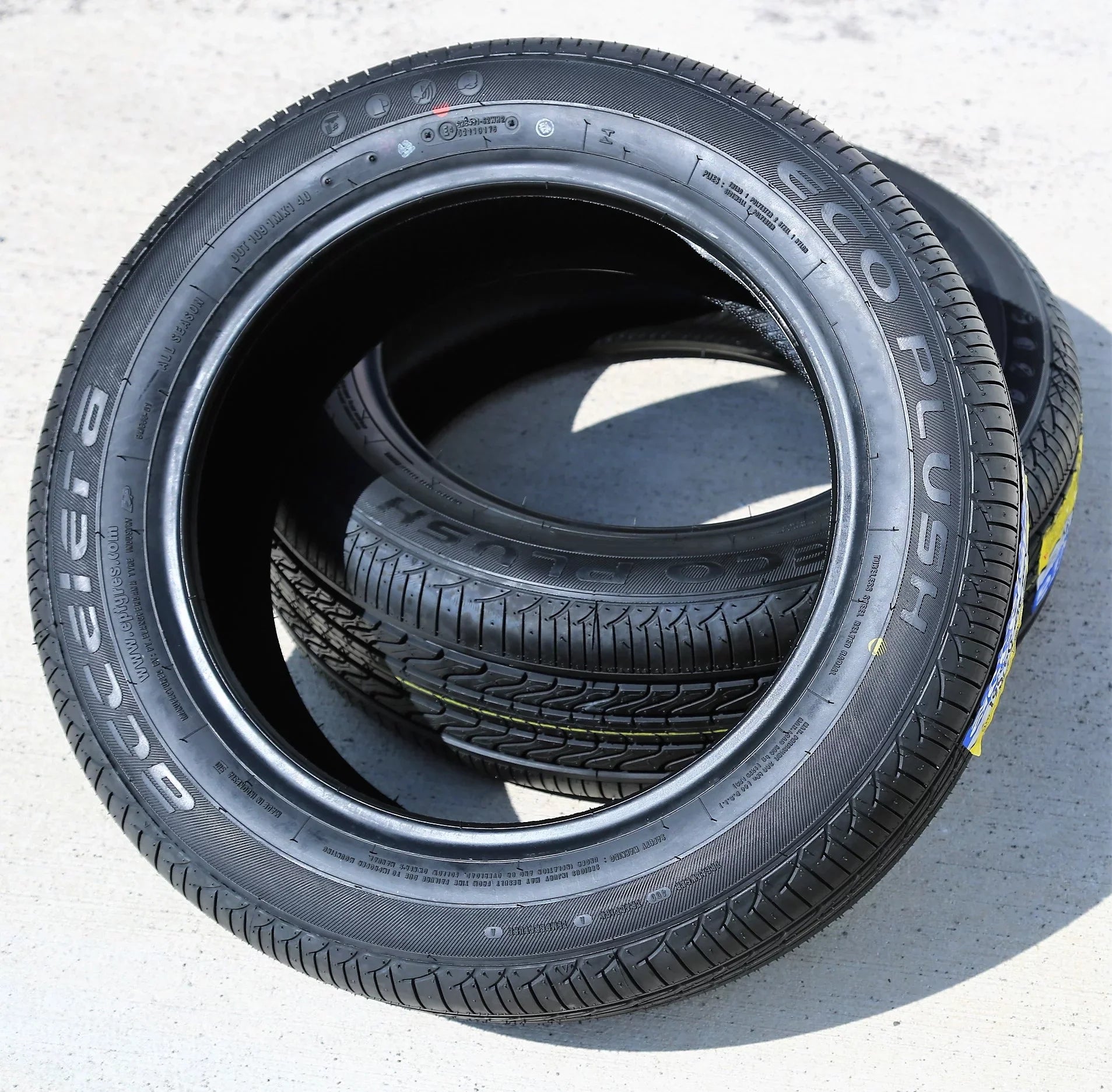 Set of 4 (FOUR) Accelera Eco Plush 175/65R15 84H AS All Season A/S Tires Fits: 2010-14 Mini Cooper Clubman, 2002-07 Mini Cooper Base