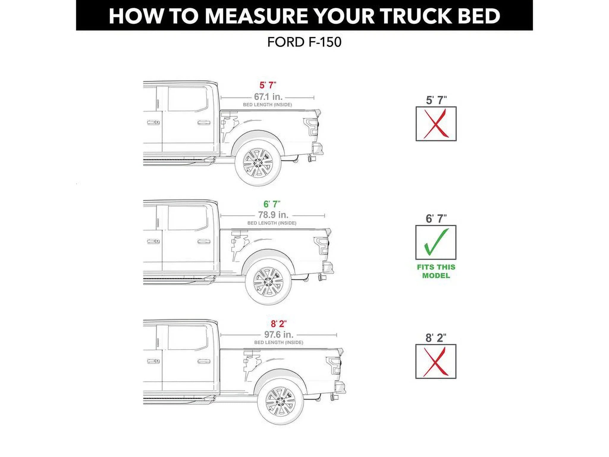 BAK by RealTruck BAKFlip G2 Hard Folding Truck Bed Tonneau Shield | 226327 | Suitable with 2015 - 2020 Ford F-150 6' 7" Bed (78.9")