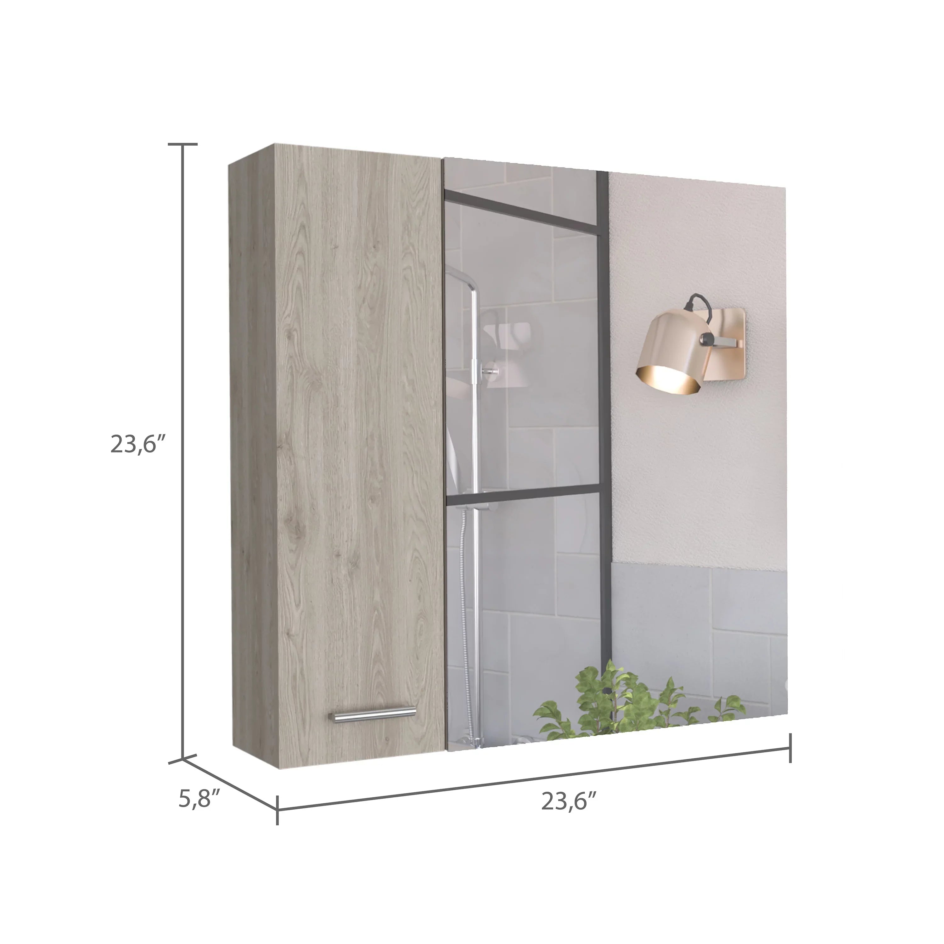 Elegant 4-Shelf Medicine Cabinet | Ample Storage