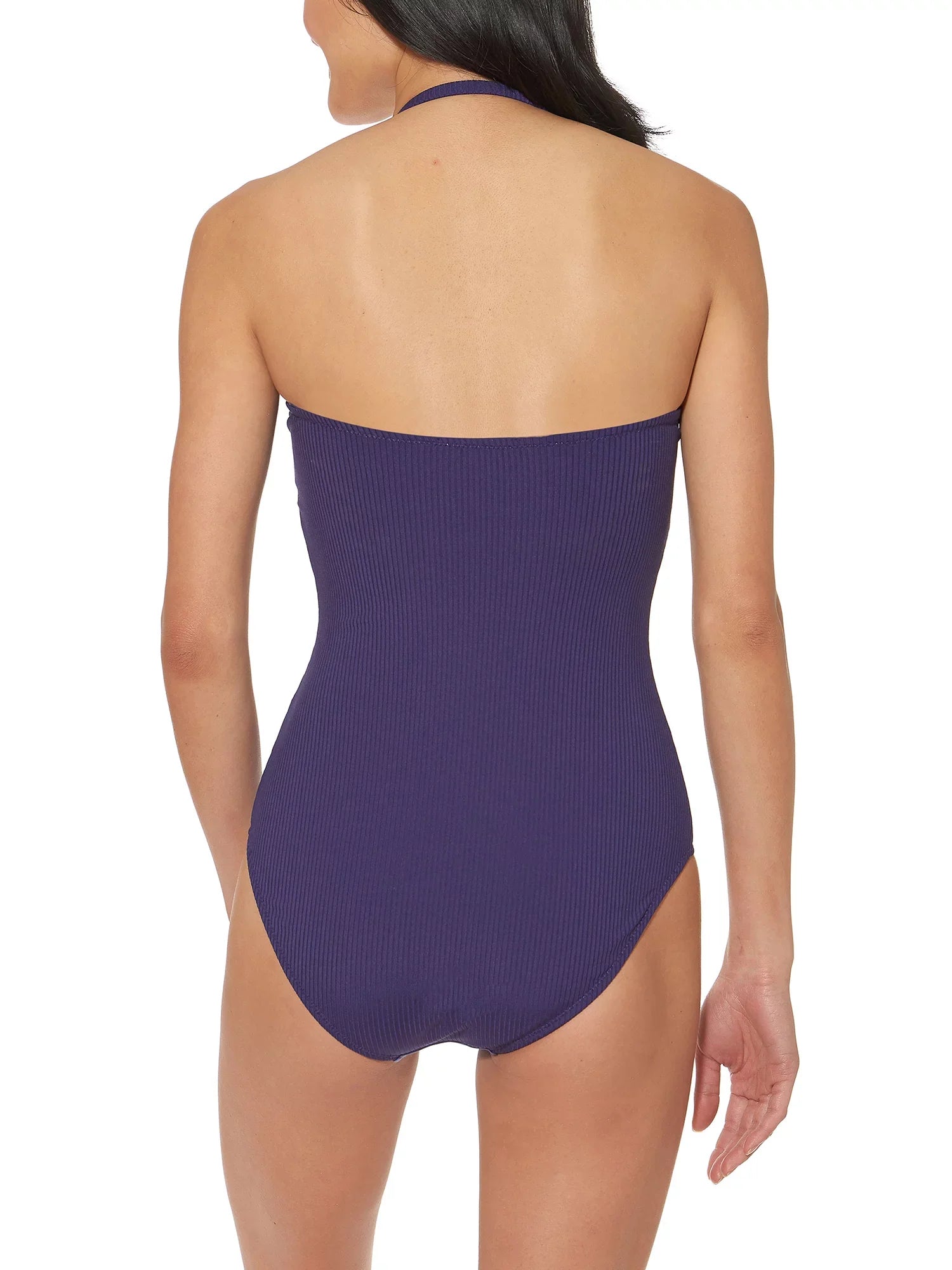 Jessica Simpson Women's Contemporary Chop & Change Panelled One Piece Swimsuit