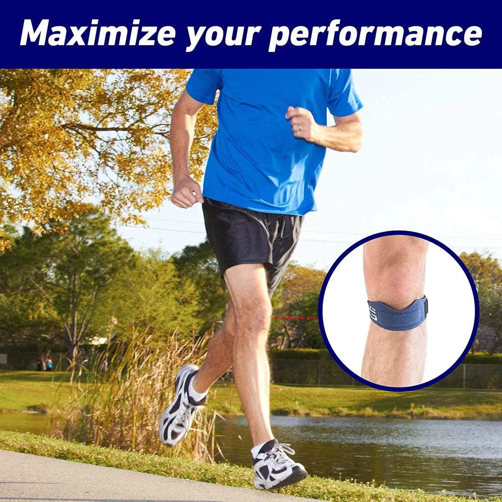 Neo G Patella Tendon Knee Strap – Knee Bands for Working Out, Running, Walking, Hiking, Jumpers Knee, Tendonitis, Crossfit, Gym, Patellar Tracking