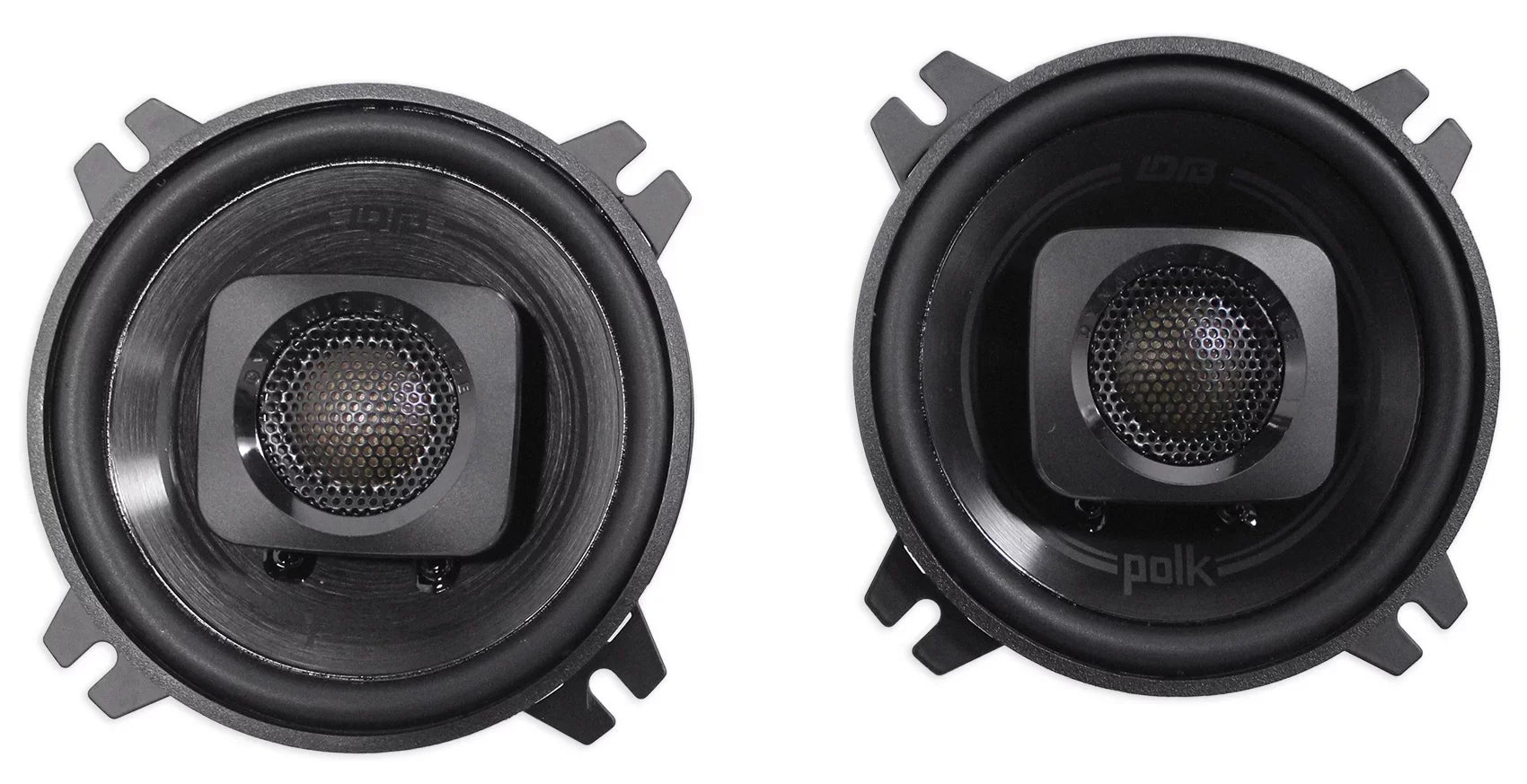 (2) Polk Audio DB402 4" 270w Car/Marine/ATV/Motorcycle Speakers+Speaker