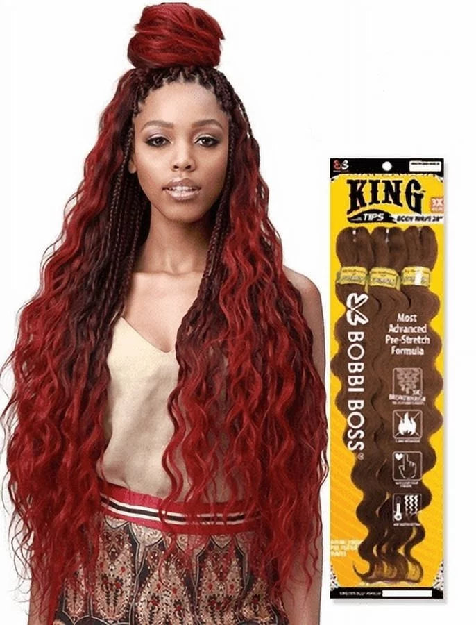 King Tips Body Wave (COLOR#T4/613 - 3 pack)