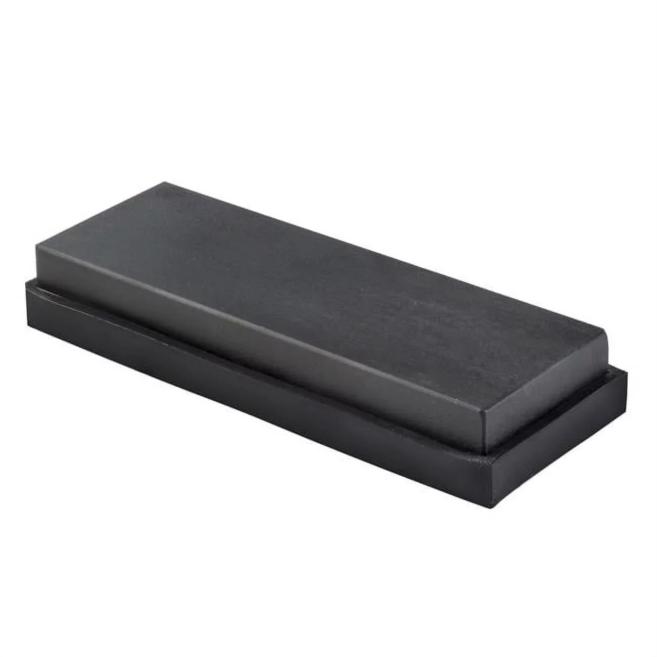 RH Preyda 2019 Dunston Hard Black Arkansas Bench Stone in Wood Box, 10 x 2 x 0.5 in.