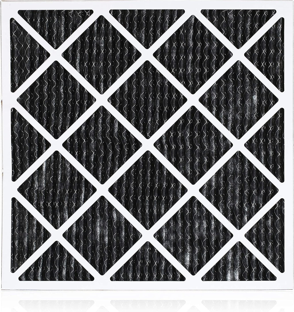 Filterbuy 20x23x1 MERV 8 Odor Eliminator Pleated HVAC AC Furnace Air Filters with Activated Carbon (1-Pack)