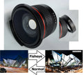 Ultra Super HD Panoramic Fisheye Lens For Panasonic HC-VX981K HC-WXF991 HCVX981