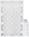 10X10x1 MERV 11, MPR 1000 Pleated Furne 1'' Air Filters By Pamlico. 6 Pk. Ext Size: 9-1/2 X 9-1/2 X 3/4