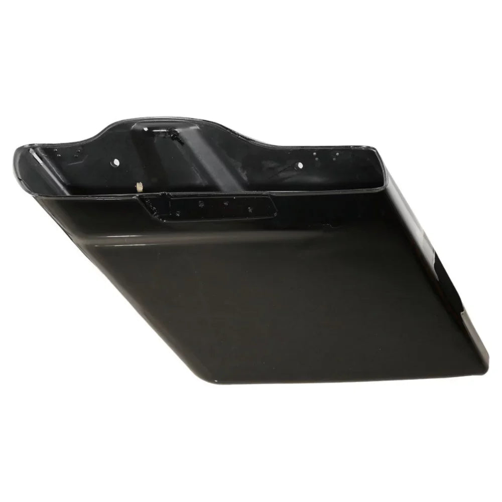 5" Glossy Black Stretched Extended Saddlebags For 2014-2022 Harley-Davidson