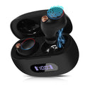 UrbanX True Wireless Bluetooth Earbuds + Charging Case, Black, Dual Connect, IPX5 Water Resistance, Bluetooth 5.2 Connection, Balanced, Bass Boost Matching with Lenovo Tab M8 (HD)