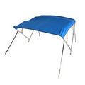 Gen3 Marine 4 Bow Pontoon Bimini Top 56” x 8’ x 97-103” - Black