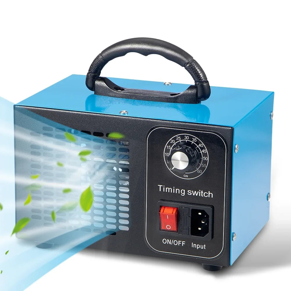 Kydely Room Ozone Machine Glossy Steel Finish 41dB - Eliminate Smoke, Dust & Pollutants with Powerful Ozone
