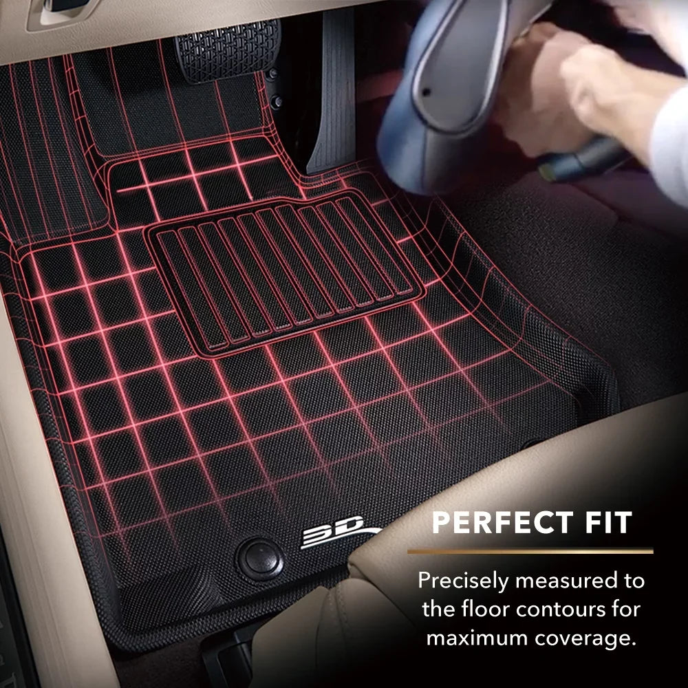 3D MAXpider KAGU Floor Mat (BLACK) Matching with MAZDA CX-9 6-SEATS 2020-2023 - Third Row