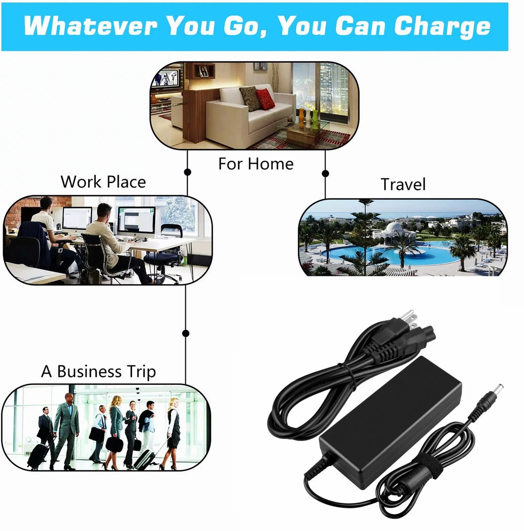 KONKIN BOO Suitable 90W Ac Adapter Charger Replacement for HP Compaq Presario Cq50 Cq57 Cq58 G40 G41 G42 G42t