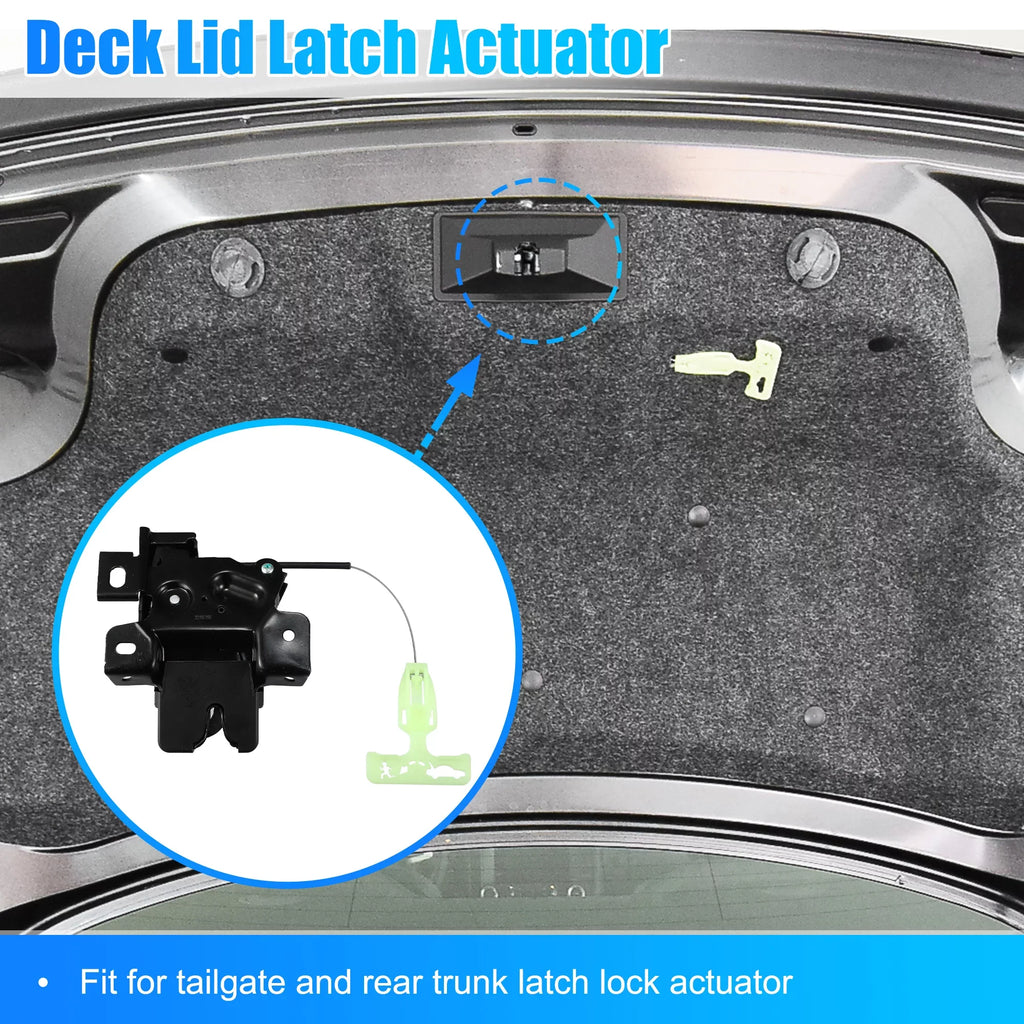 Unique Bargains Trunk Latch Lock Actuator DR3Z-5443200-A for Ford for Mustang Coupe 2010-2014 Rear Deck Lid Latch Motor