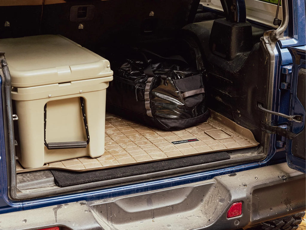 Climate Cargo Trunk Liner with Bumper Protector Matching with 2019-2024 Subaru Forester - Behind 2nd Row Seating With Bumper Protector, Black